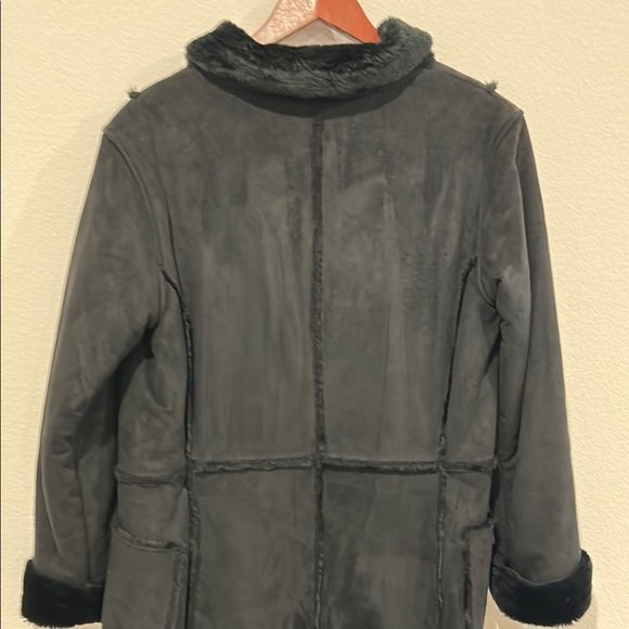 Vintage The Big Chill Elegant Black Trench Coat - Picture 10 of 12